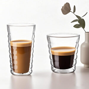 glass coffee cup,borosilicate glass, wholesale for coffee shops.