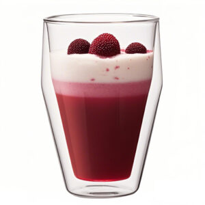 Double wall insulated glass cup for drinking – professional grade