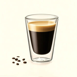 small Double wall borosilicate glass coffee mug