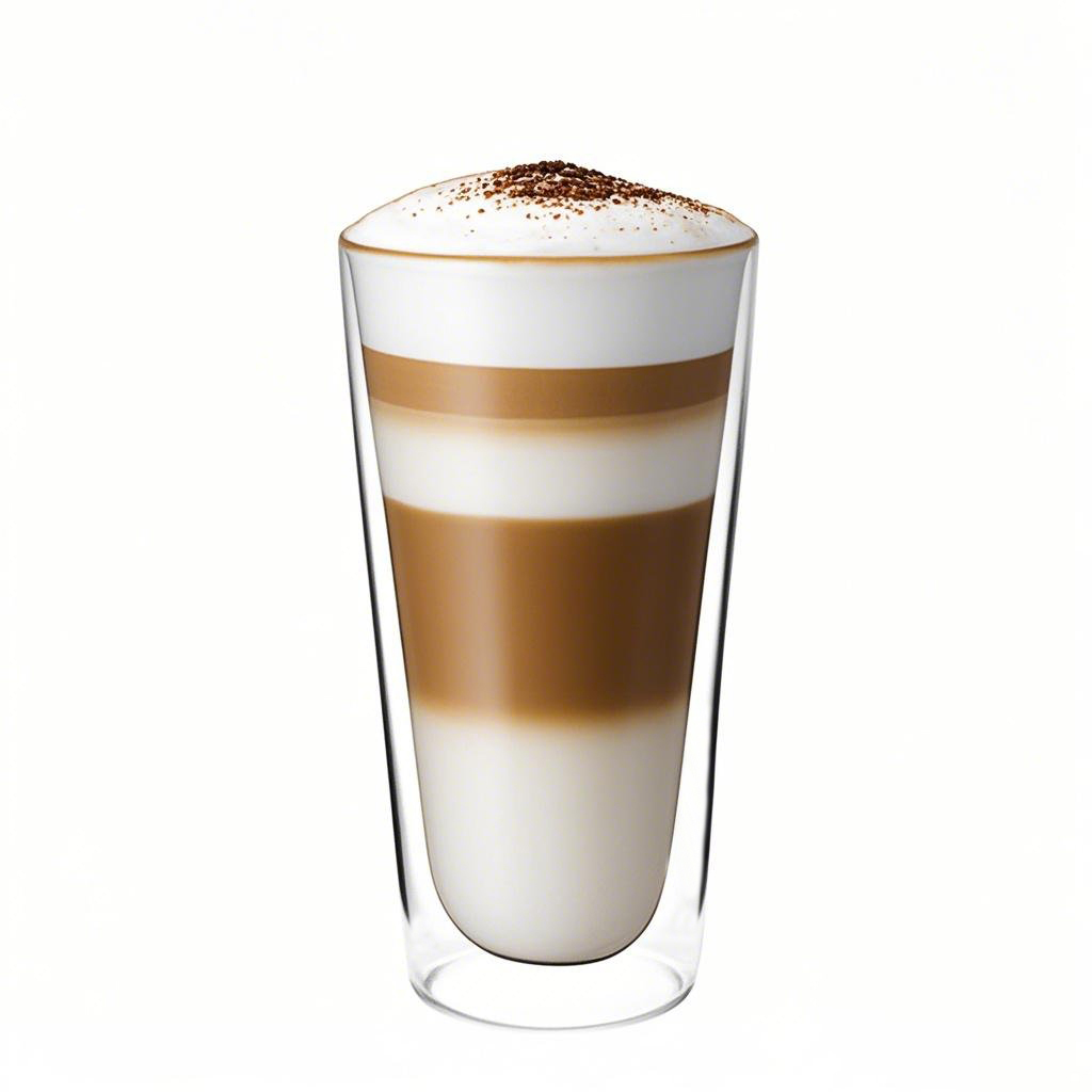 Customizable double wall glass coffee cup for café branding or coffee chain promotion
