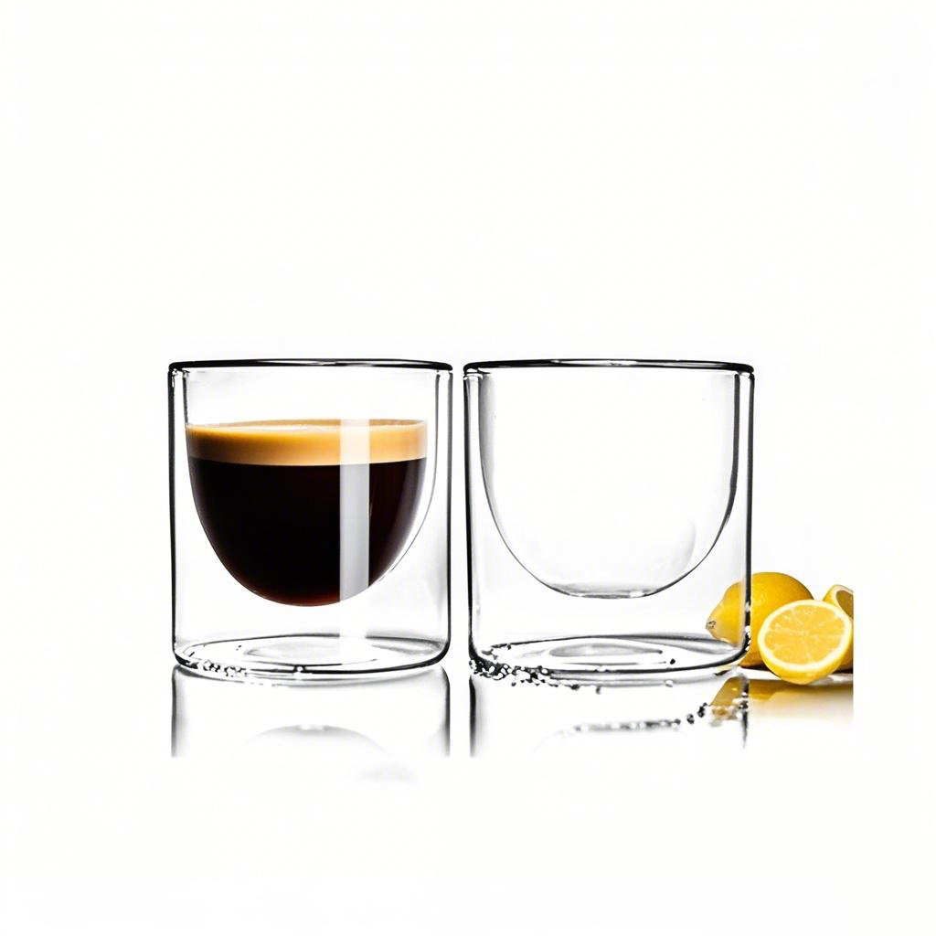 Reusable double wall glass coffee cup – eco-friendly alternative to disposable cups