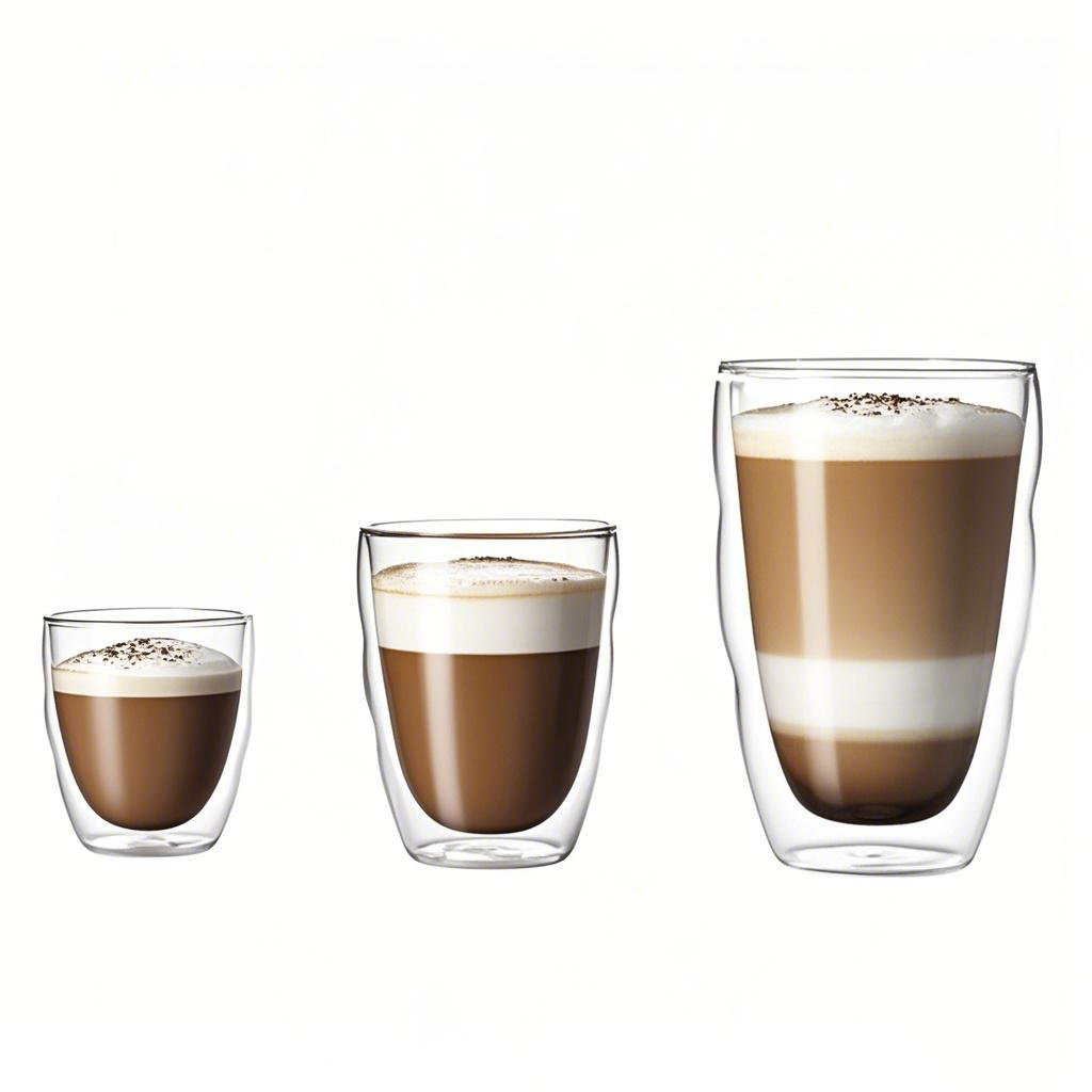 Wholesale double wall glass cups for coffee shops – stackable and custom logo printed