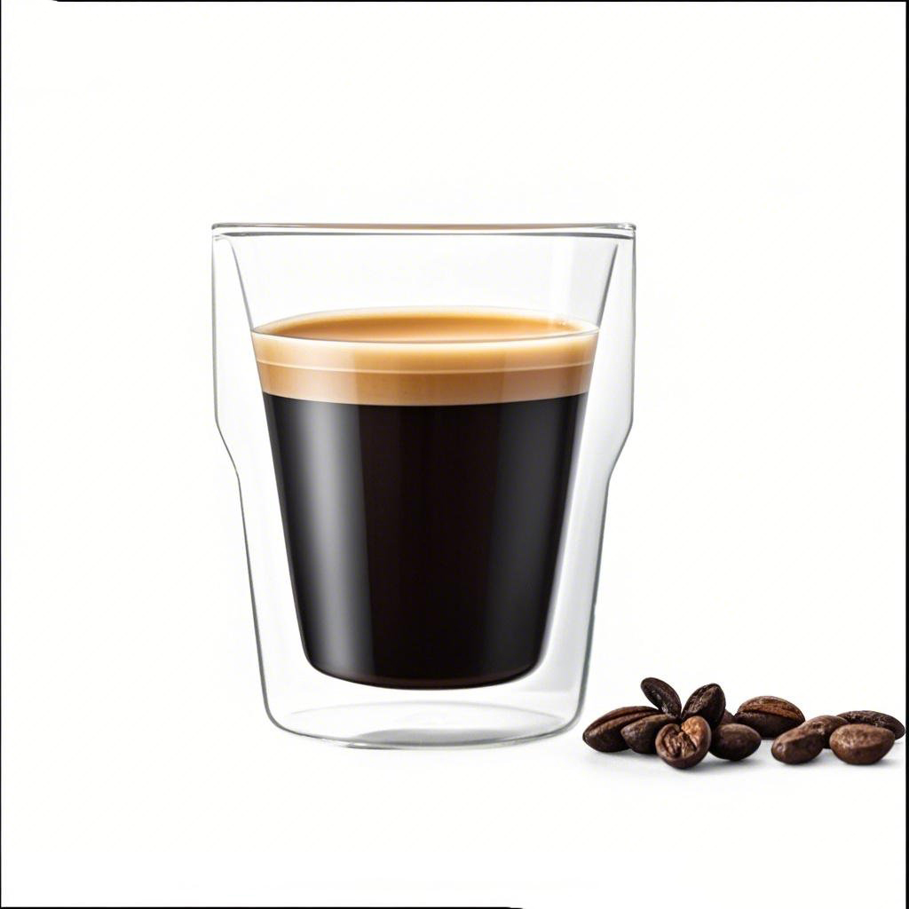 Lead-free double wall borosilicate coffee cup for safe hot drinking