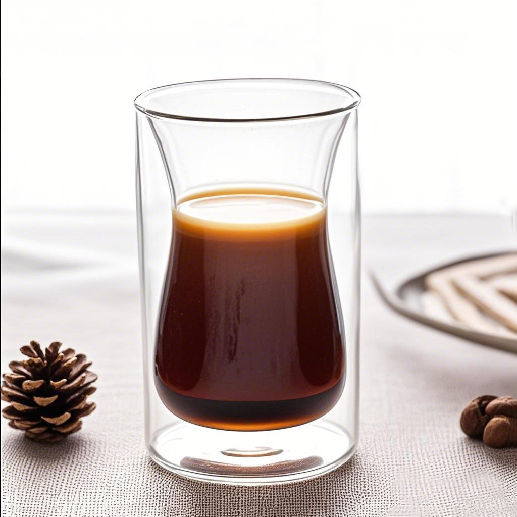 Borosilicate double wall insulated coffee cup