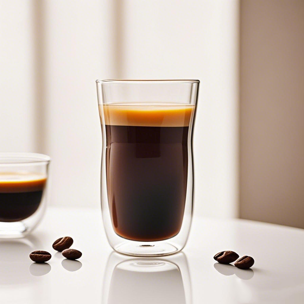 Office double wall glass coffee cup with anti‑dust lid and silicone coaster – safe for desk use